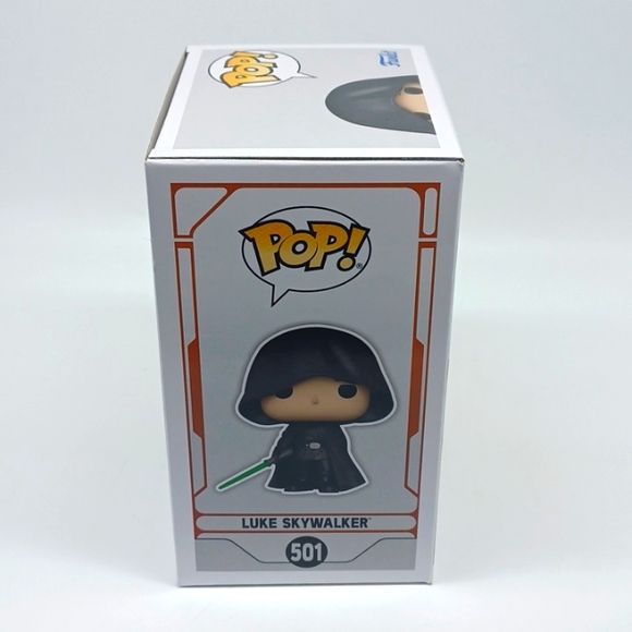 Funko Pop! Star Wars: The Mandalorian Luke Skywalker GITD #501 NIB - Picture 5 of 9